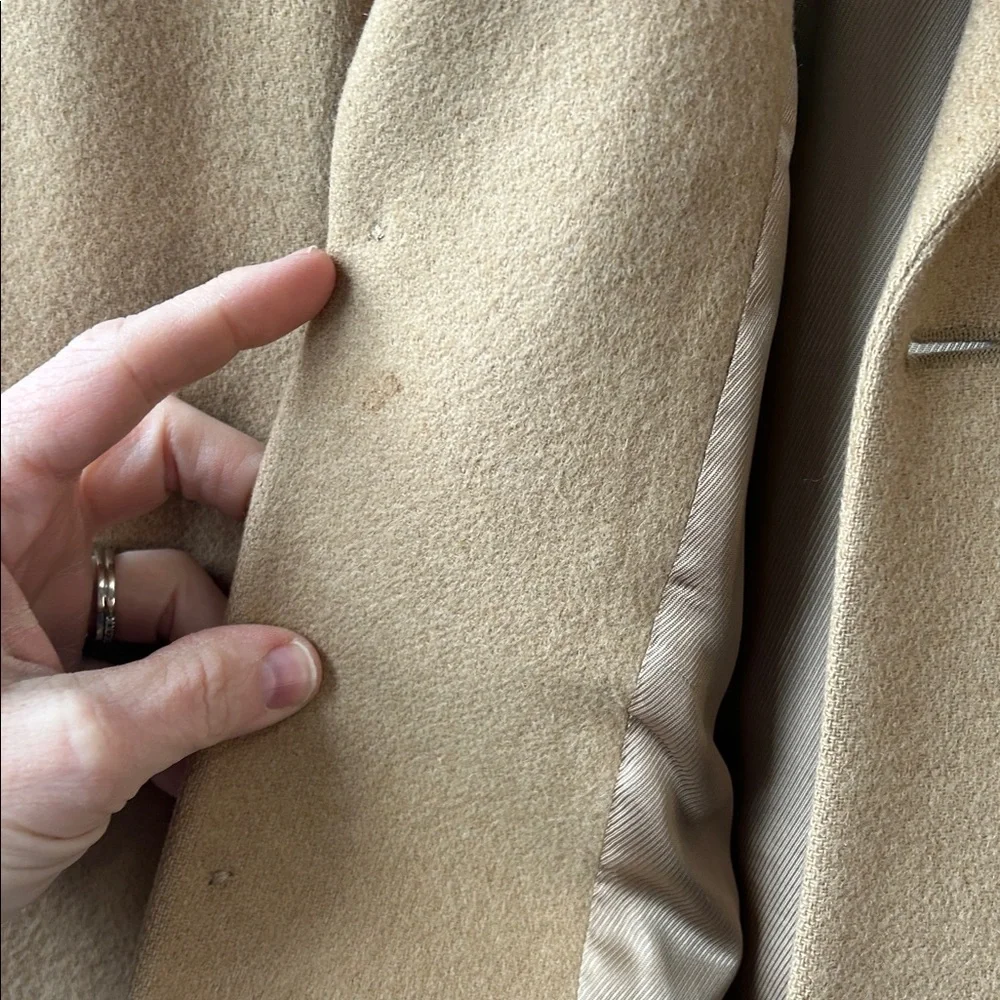 Tailors Row Luxe 100% Camel Hair Blazer | Tan Sport Coat | Mens 40R